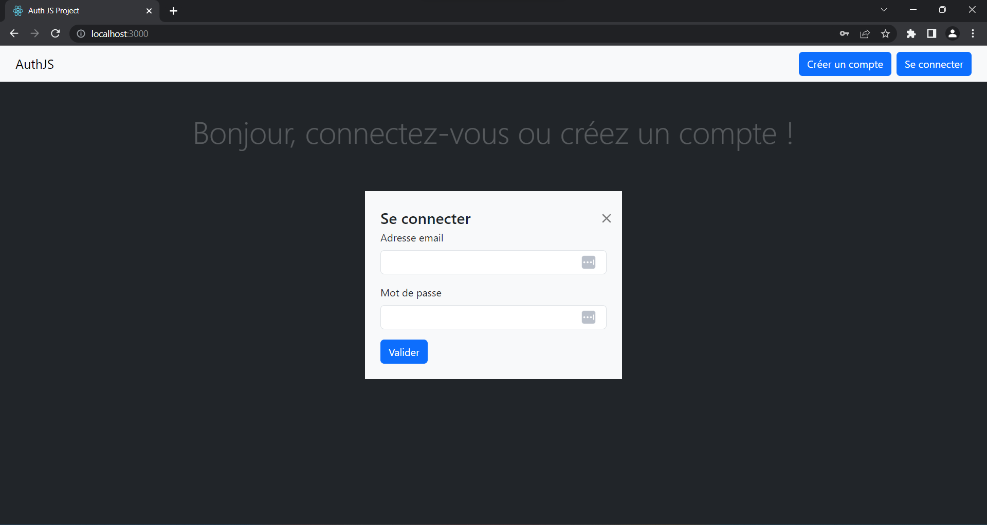 Image du projet AuthJsReactFirebase